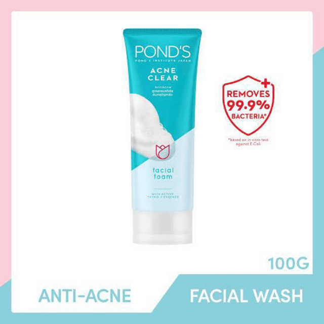 Ponds Facewash Acne Clear 100ml Imported