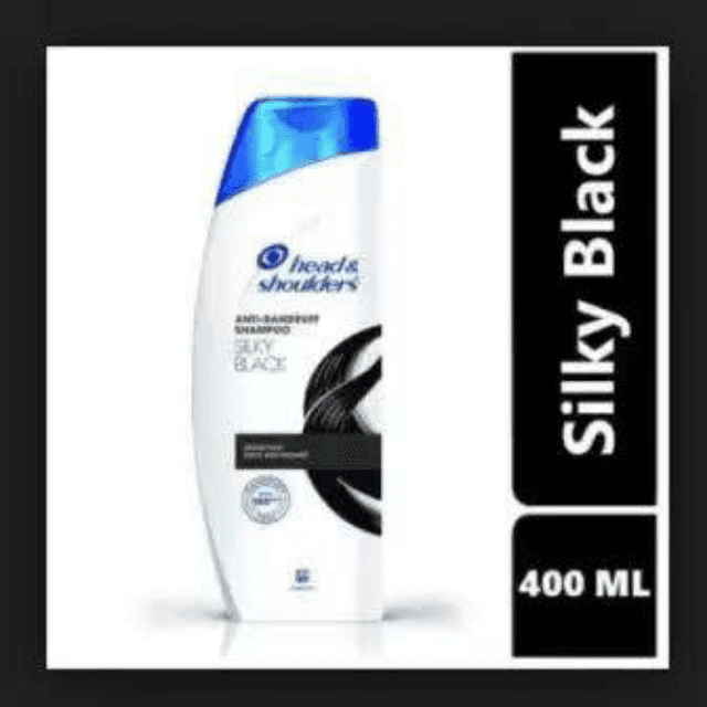 Head and Shoulder Silky Black 400ml Shampoo