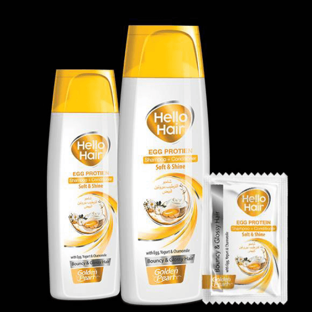 Golden Pearl Shampoo + Conditioner Yellow 200ml