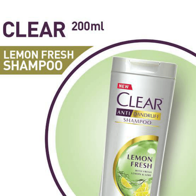 Clear Lemon Fresh Shampoo 200ml