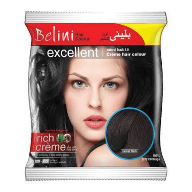 Belini Hair Color Sachet Black