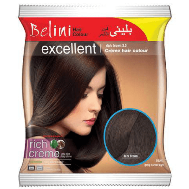 Belini Hair Color Sachet Dark Brown