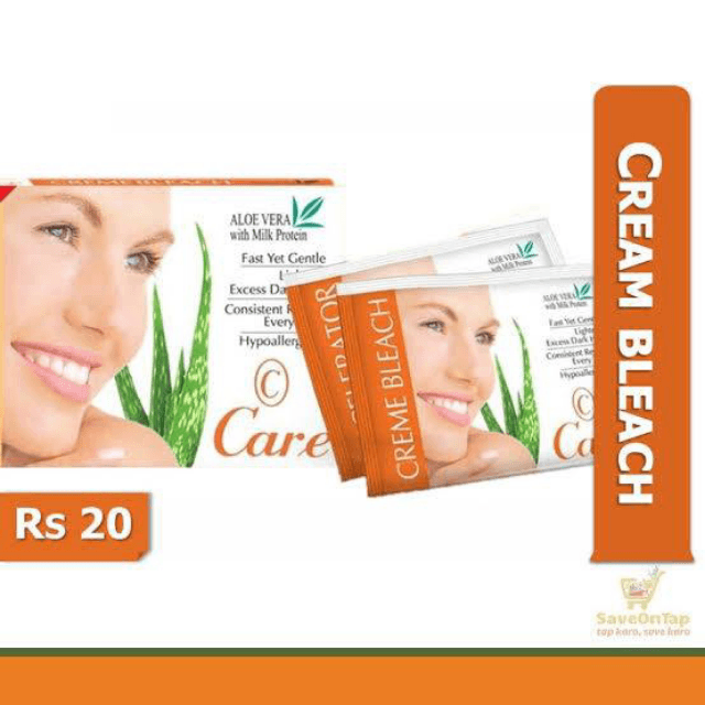 Care Cream Bleach Sachet