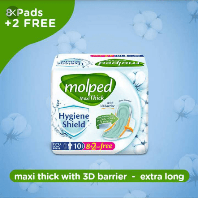 Molped Maxi Thick - Extra Long 8Pad