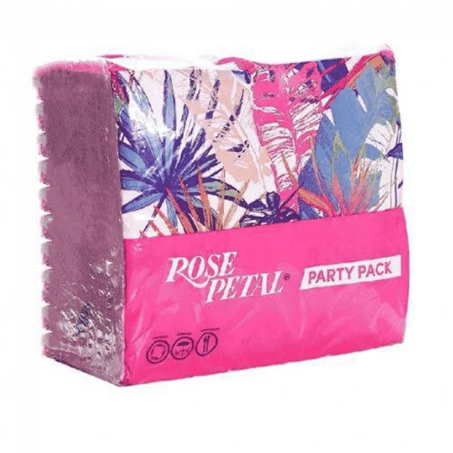 Rose Petel Party Pack Tissue Pink