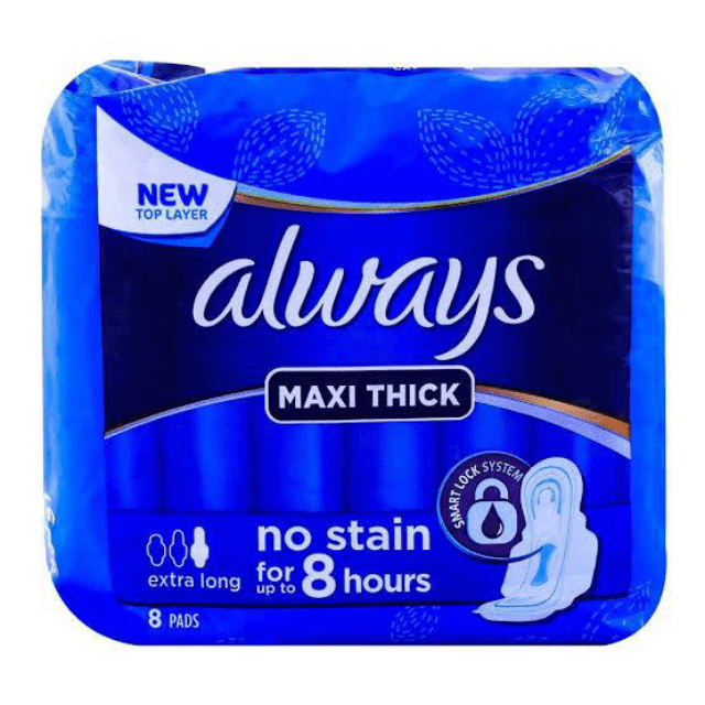 Always Maxi Thick - Extra Long 8Pad