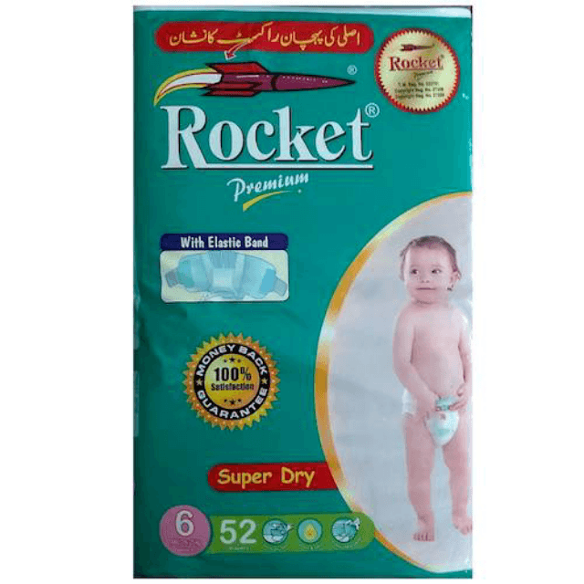 Rocket Premium Size 6 (52Pcs)