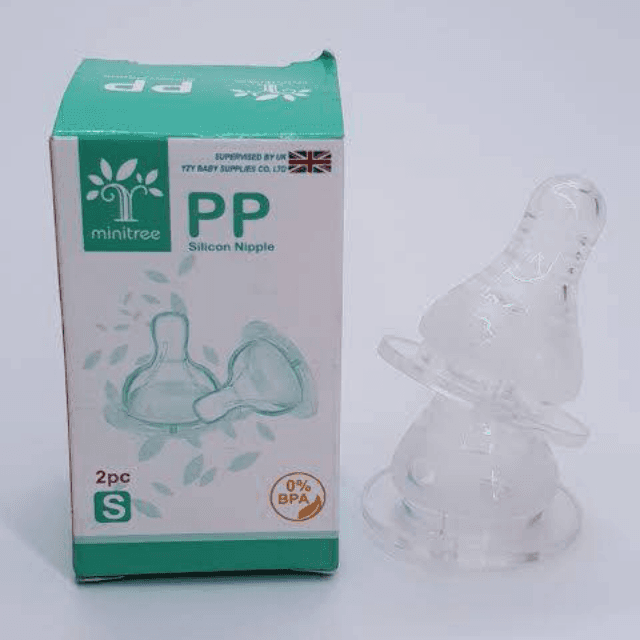 Minitree Silicon Nipple Pack of 2