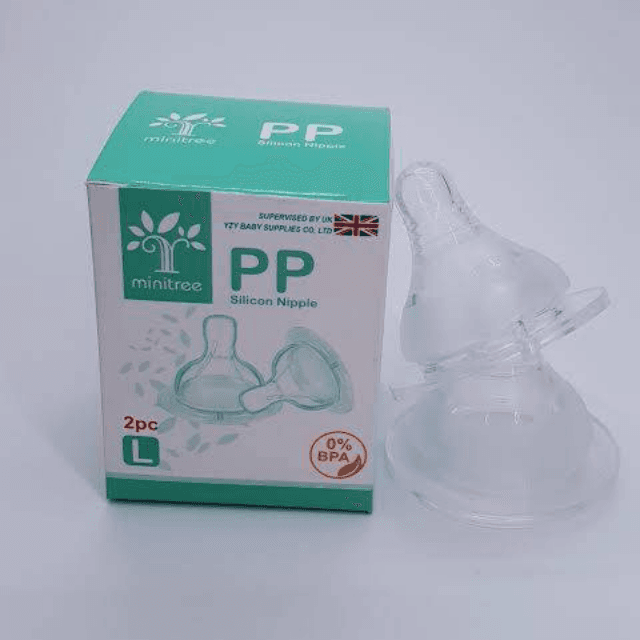 Minitree Silicon Nipple Large 2 Pcs
