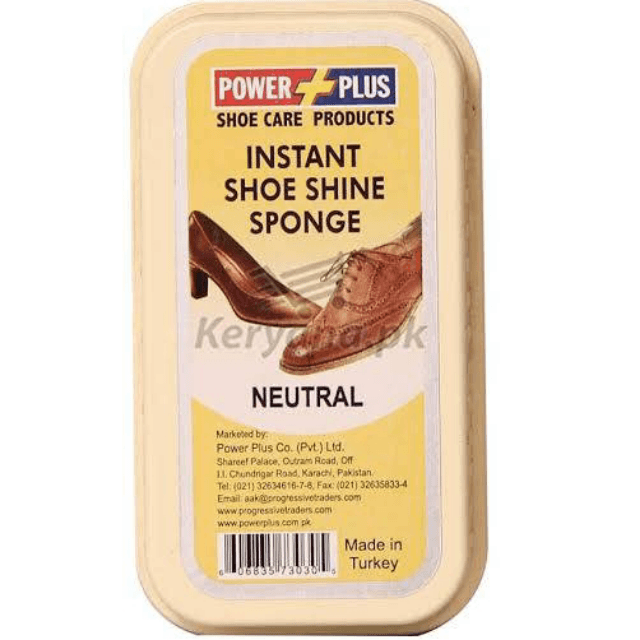 Power Plus Shoe Shiner Sponge All in One