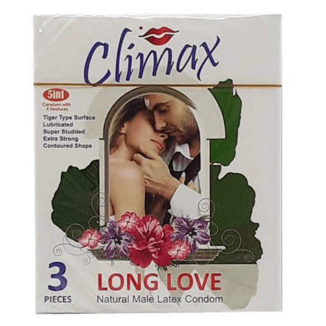 Climax Long Love Dotted Condoms 3 Pcs Malaysia