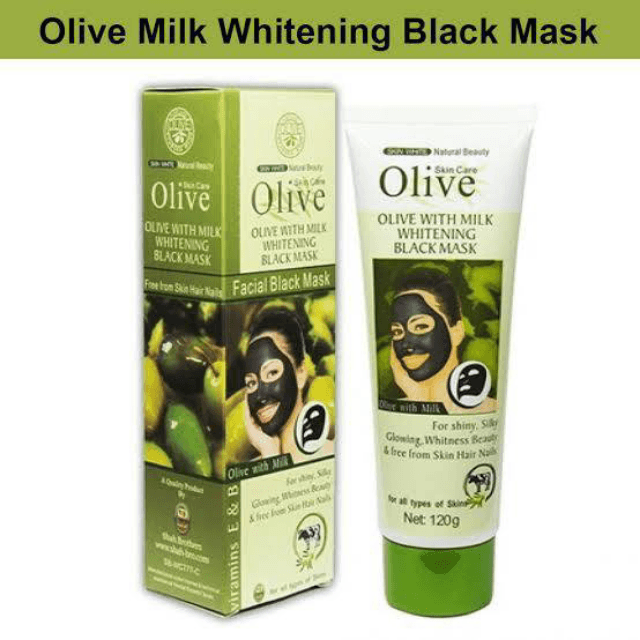 Olive with Milk Whitening Black Mask 120ml