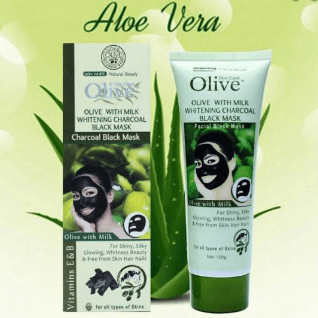 Olive with Milk Whitening Black Mask 120ml